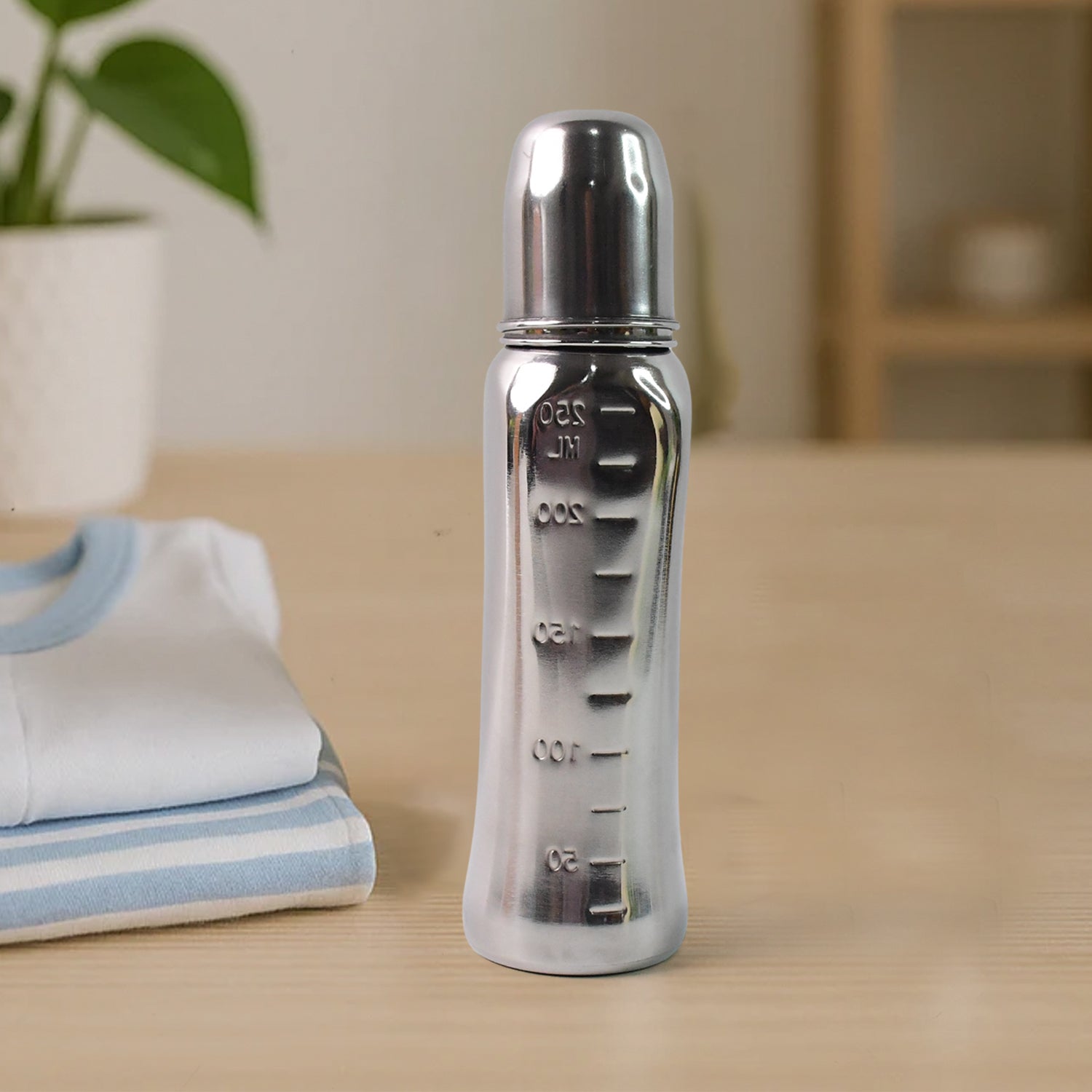 Supermom Lion Stainless Steel Feeding Bottle – 250ml Supermom Lion Stainless Steel Feeding Bottle – 250ml